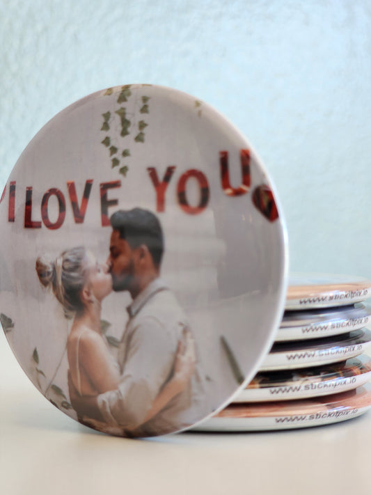 Premium Custom Photo Magnets- Set of 9 2.25" Circles