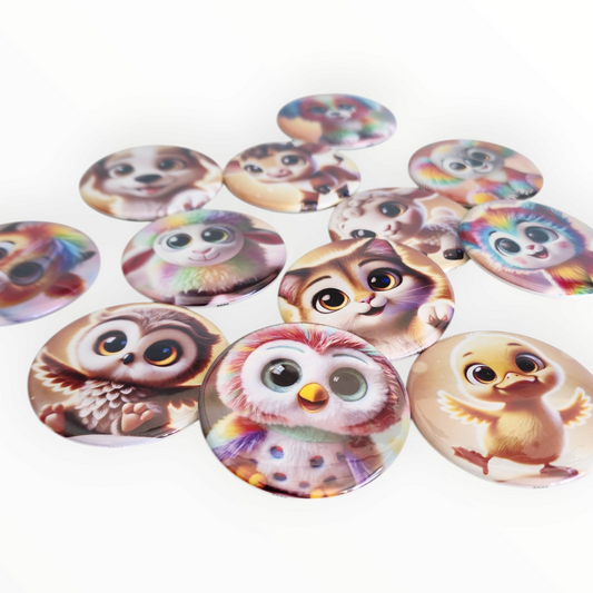 Adorable Animal Magnet Collection – Toddler-Safe, Big-Eyed Fun!