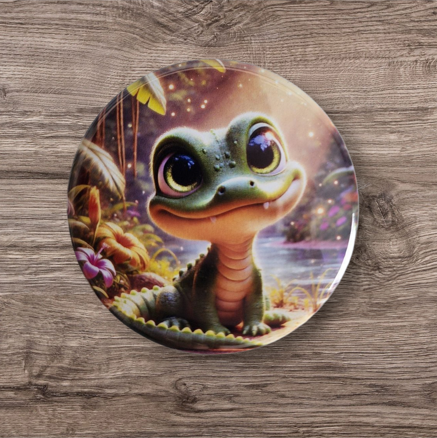 1 Set of our Adorable Jungle Animal Magnet Set– Toddler-Safe, Big-Eyed Fun!